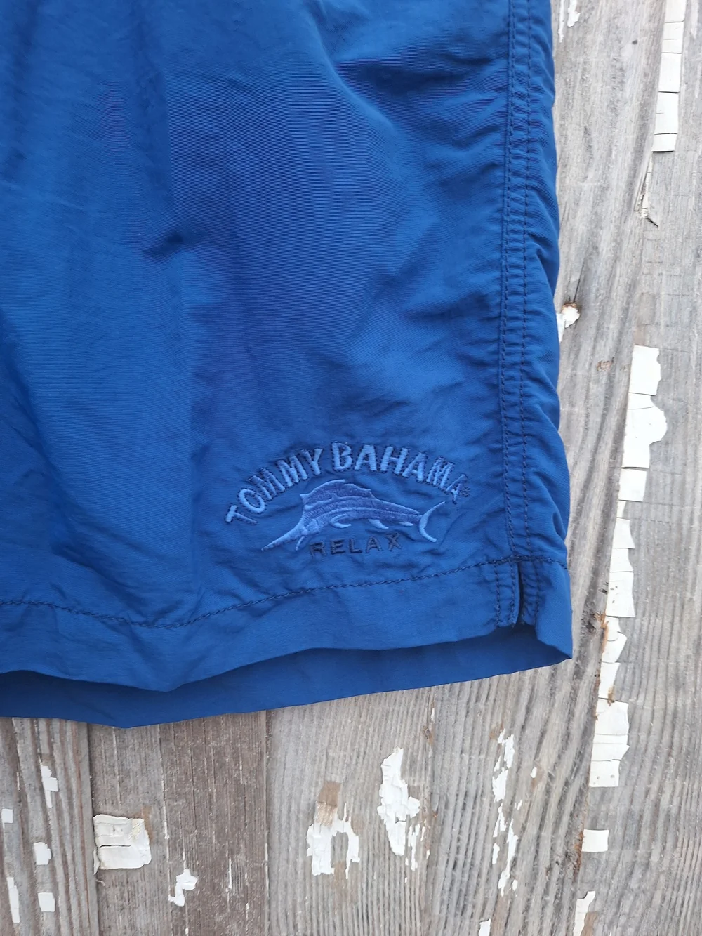 Tommy Bahama Men's Blue Cargo Swim Shorts Size Medium